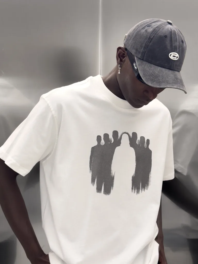 Tricou Imprimat cu Guler Rotund — imaginea 3