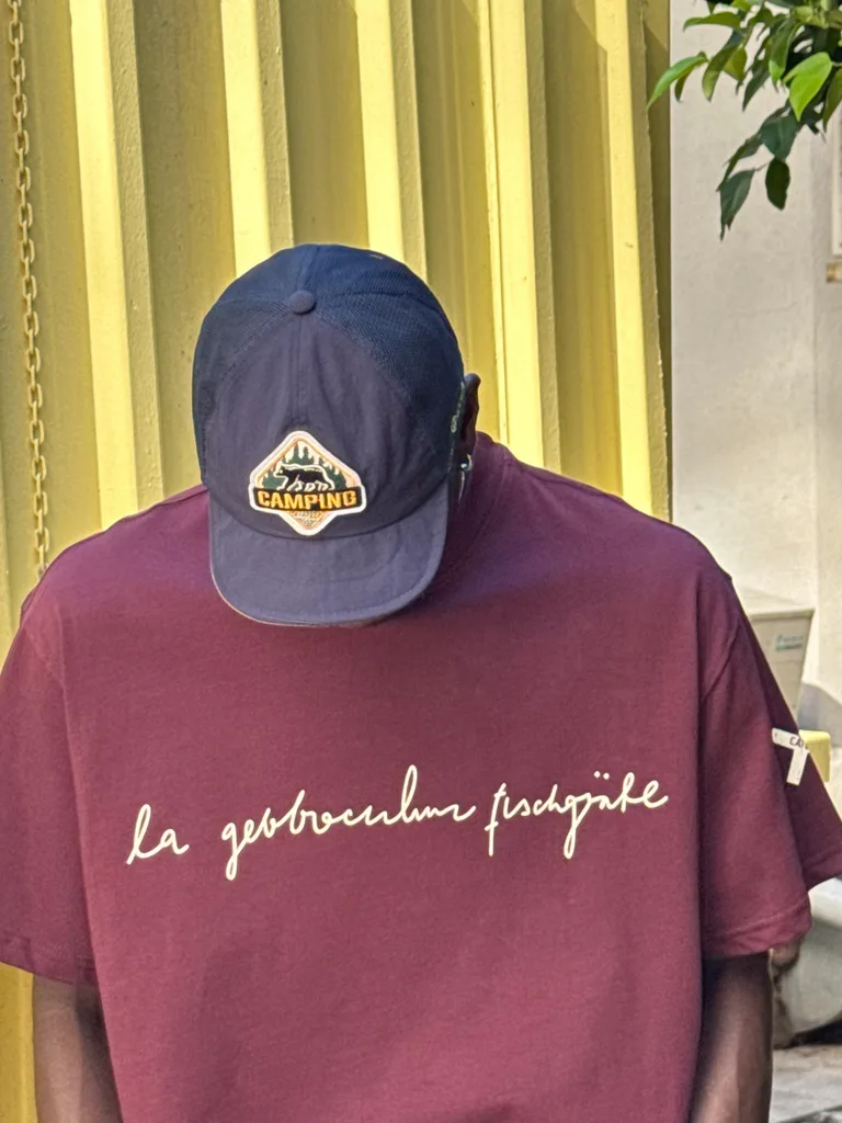 Tricou Imprimat Text cu Croială Lejeră — imaginea 2